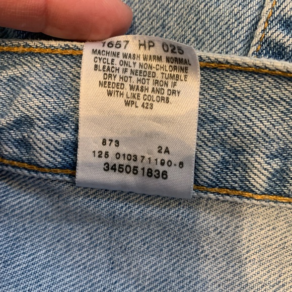 Vintage Levi's 505‎ Regular Fit Men's Blue Denim Shorts Jorts Size 36 - Picture 5 of 5